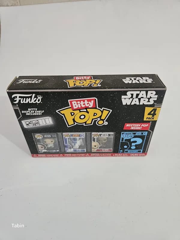 Funko Bitty Pop! Star Wars 4-Pack – הנסיכה ליאה, R2-D2, C-3PO + דמות מסתורית