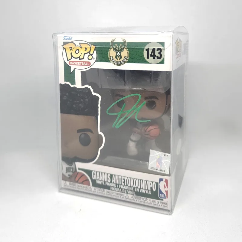 Funko Pop! Basketball חתום בכתב יד על ידי יאניס אנטטוקומפו עם אימות JSA Witnessed