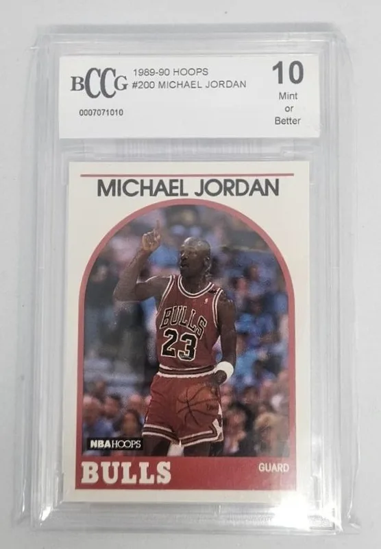 קלף אספנות Michael Jordan משיקגו בולס במארז דירוג, פריט NBA לאספני ספורט
