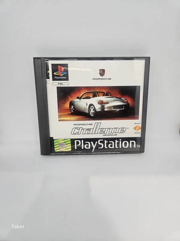 Porsche Challenge ל-PlayStation 1, מהדורת PAL מלאה עם חוברת