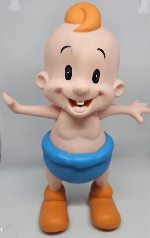 בובת תינוק במבה מפלסטיק, פריט פרסום ישראלי