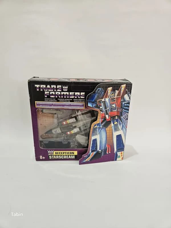 ערכת צעצוע וינטג' The Transformers, דמות רובוטריק להרכבה עם אביזרים באריזה מקורית