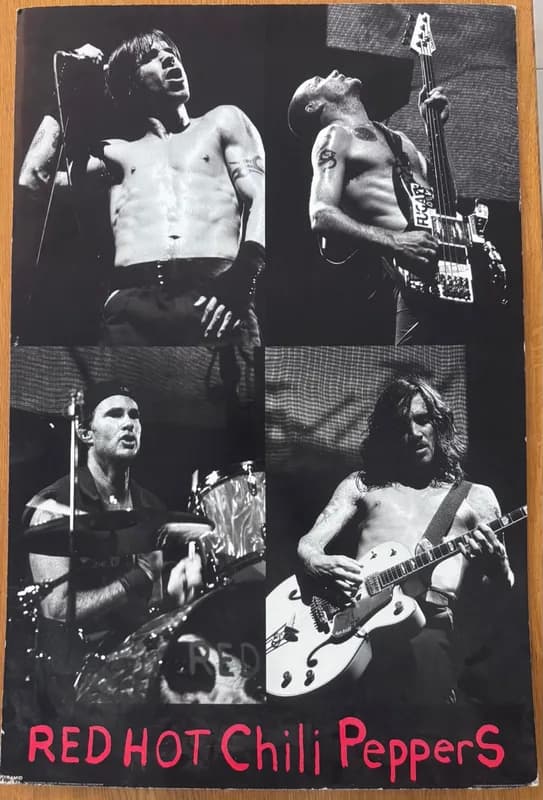 פוסטר רד הוט צ'ילי פפרז Red Hot Chili Peppers משנת 2003
