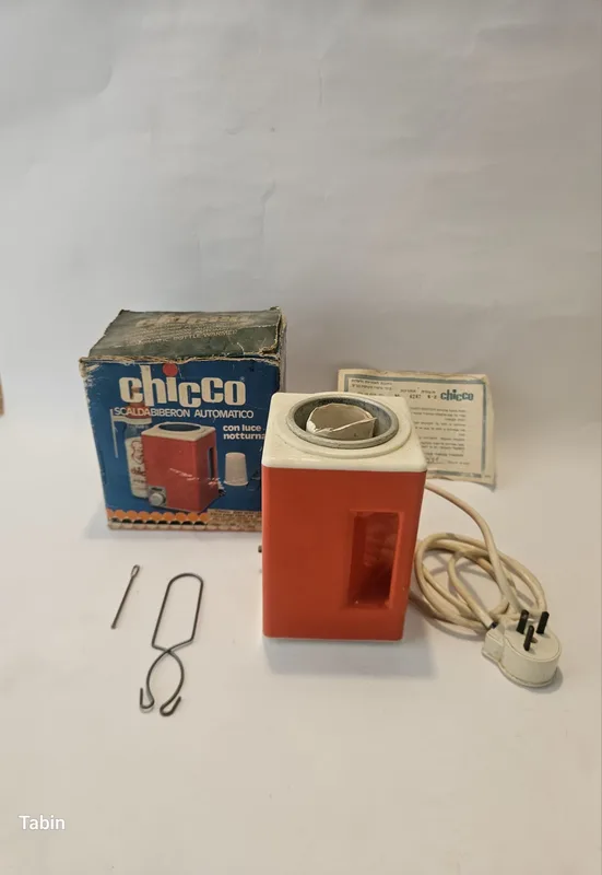 מחמם בקבוקים צ'יקו Chicco וינטג' משנות ה־80 עם קופסה