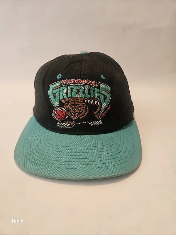 כובע סנאפבק וינטג׳ ונקובר גריזליס NBA שנות ה-90