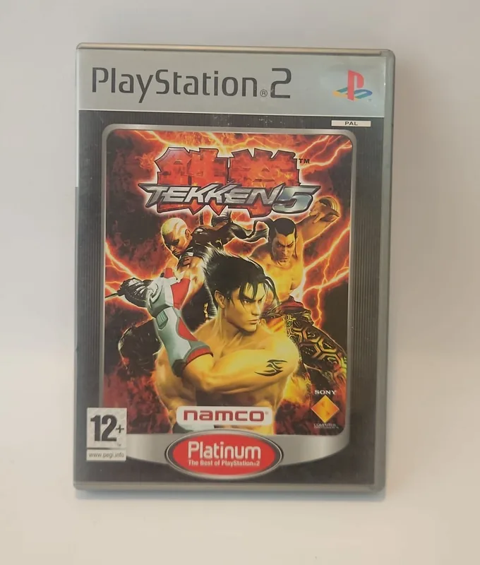 Tekken 5 Platinum טקן 5 ל-PlayStation 2 PAL