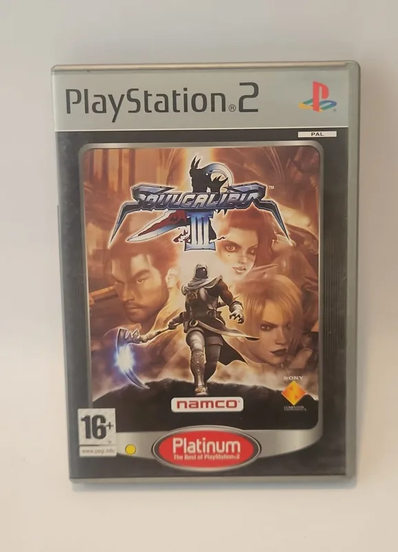 Soulcalibur II ל-PlayStation 2 PS2 PAL Platinum