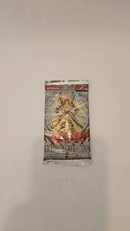 יוגיהו Yu-Gi-Oh! Light of Destruction חבילת בוסטר 1st Edition סגורה