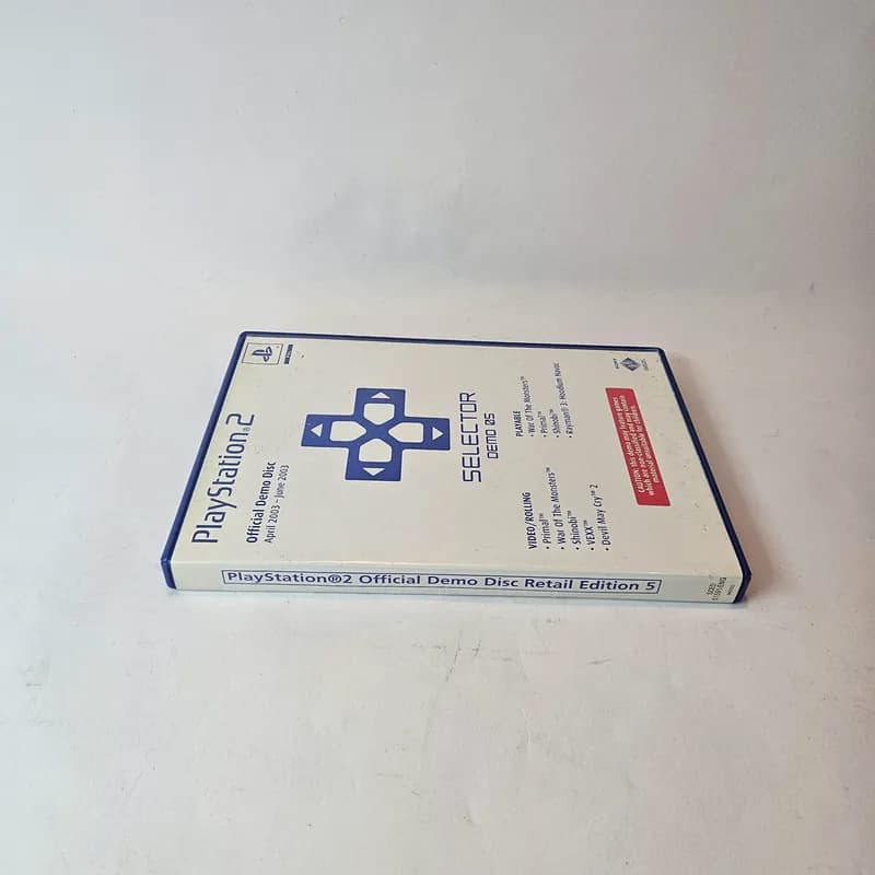 דיסק דמו "Retail Edition 5" לסוני 2 מקורי