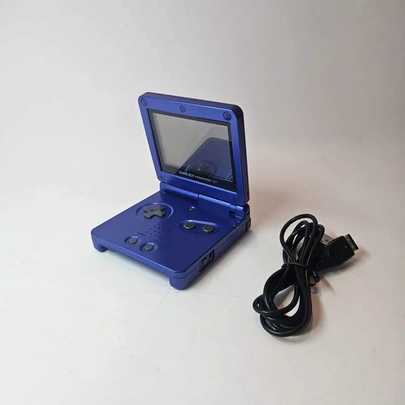 Nintendo Game Boy Advance SP AGS-001 כחול מקורי + כבל טעינה